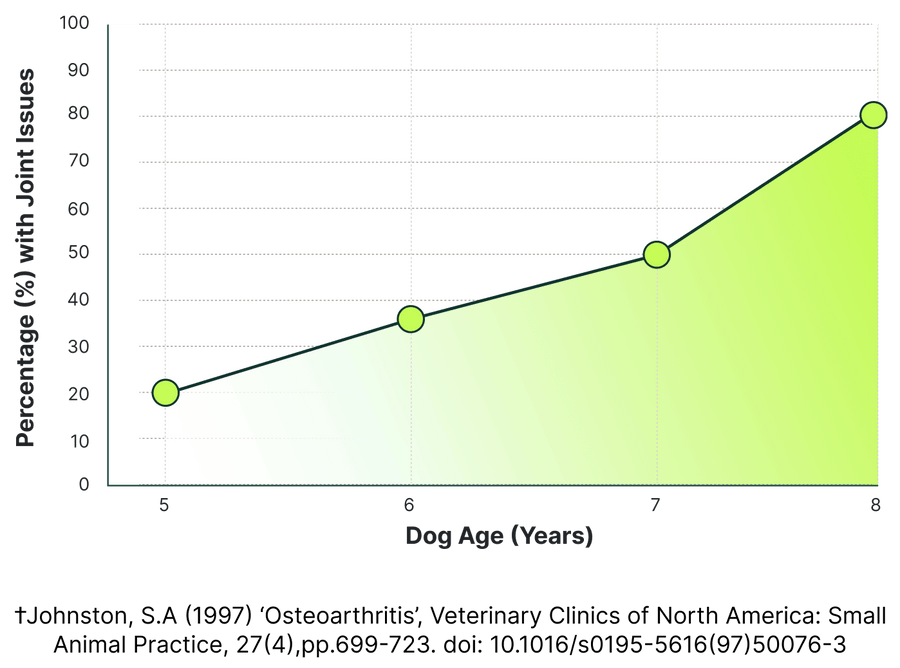Dog joint problems by age chart